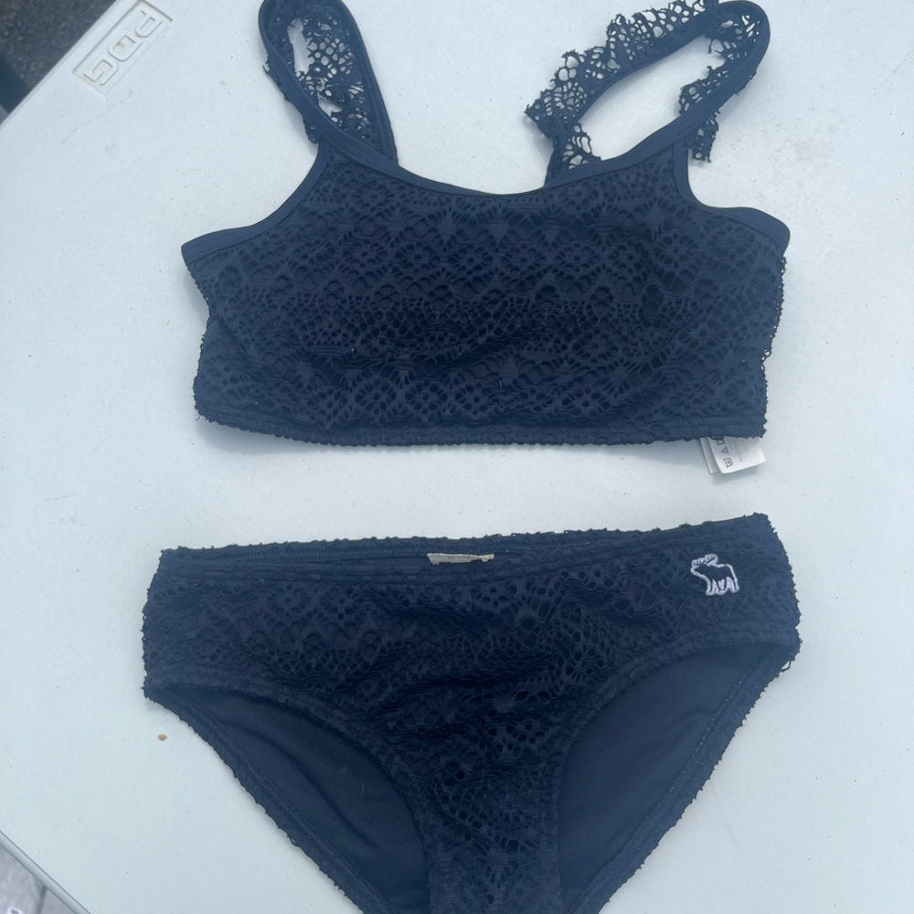 Abercrombie Kids Navy Lace Detail
